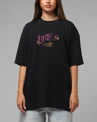 Loiter Melancholy T-Shirt Black Acidwash