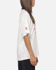 Majestic Athletic Women's New York Yankees Heart Applique Oversized T-Shirt White