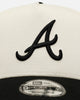 New Era Atlanta Braves 'Easy Chrome Black' 9FORTY A-Frame Snapback Chrome/Black