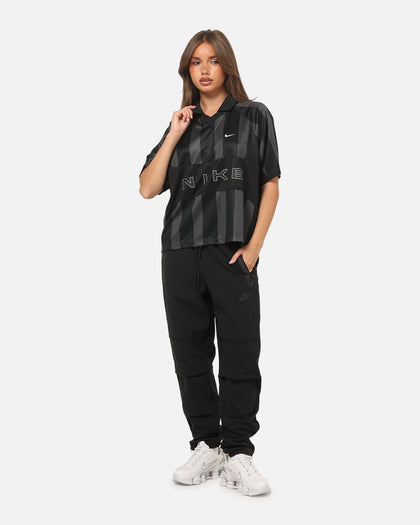 Nike Women's Sportswear Street Oversized Striped Jersey Black/Black