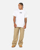 Von Dutch Distressed Embroidered Patch T-Shirt White