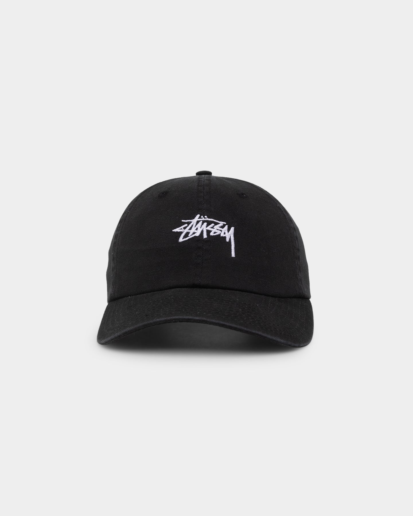 Stussy Stock Low Pro Cap Black | Culture Kings NZ