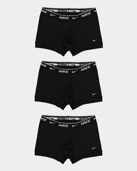 Nike Everyday Stretch Cotton Trunks 3 Pack Black/Black/Black