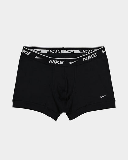 Nike Everyday Stretch Cotton Trunks 3 Pack Black/Black/Black