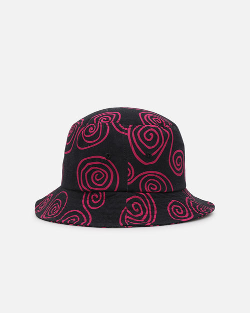 Stussy Hand Drawn S Bucket Hat Black