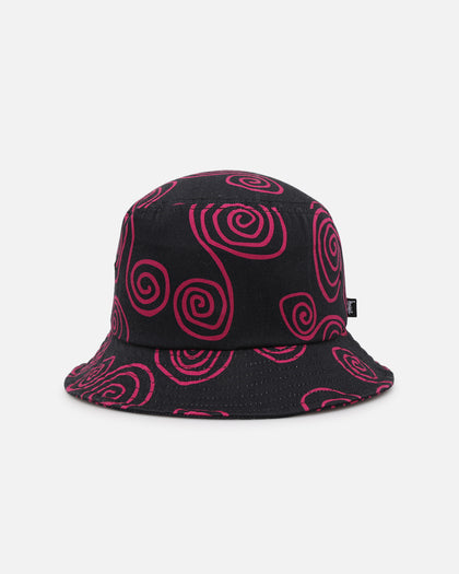 Stussy Hand Drawn S Bucket Hat Black