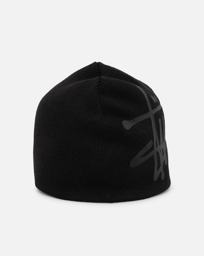 Stüssy Debossed Stock Skull Cap Beanie Black