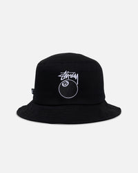 Stussy 8 Ball Bucket Hat Black