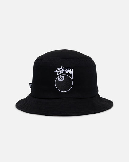 Stussy 8 Ball Bucket Hat Black