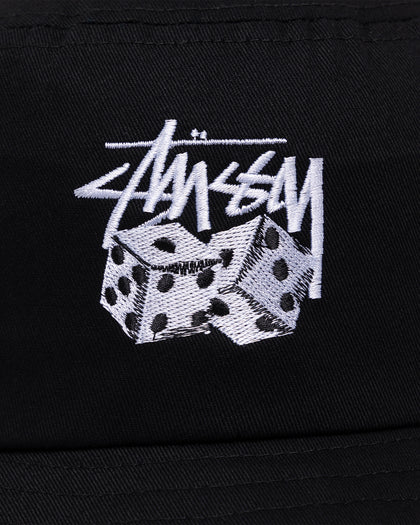 Stussy OF Dice Bucket Hat Black