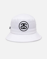 Stussy SS Link Bucket Hat White