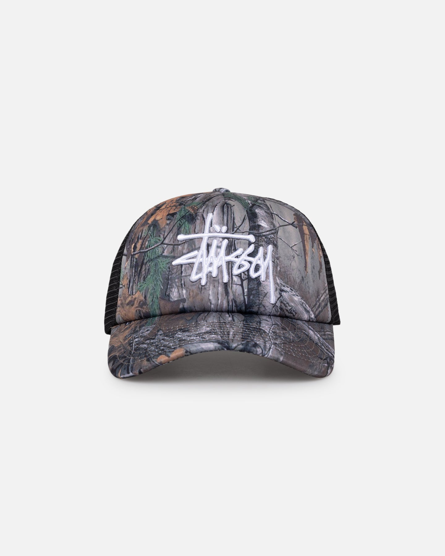 Stüssy Real Trucker Snapback Real Tree Camo | Culture Kings NZ