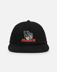 X-Large Fire Dice 6-Panel Snapback Black