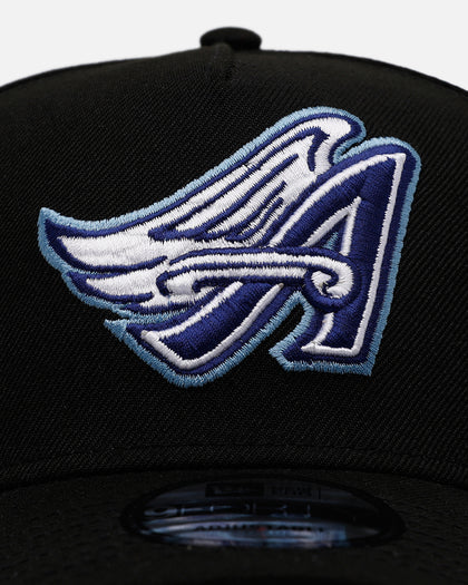 New Era Los Angeles Angels 'Black And Sky Blue' 9FORTY A-Frame Snapback Black/Sky Blue