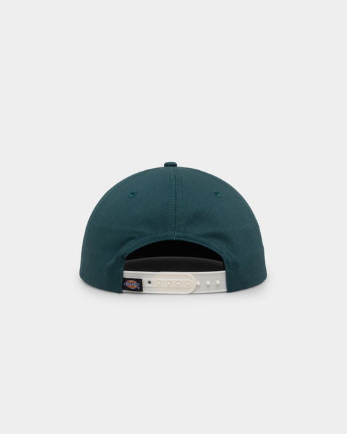 Dickies Classic Label Panelled Snapback Dark Lincoln Green