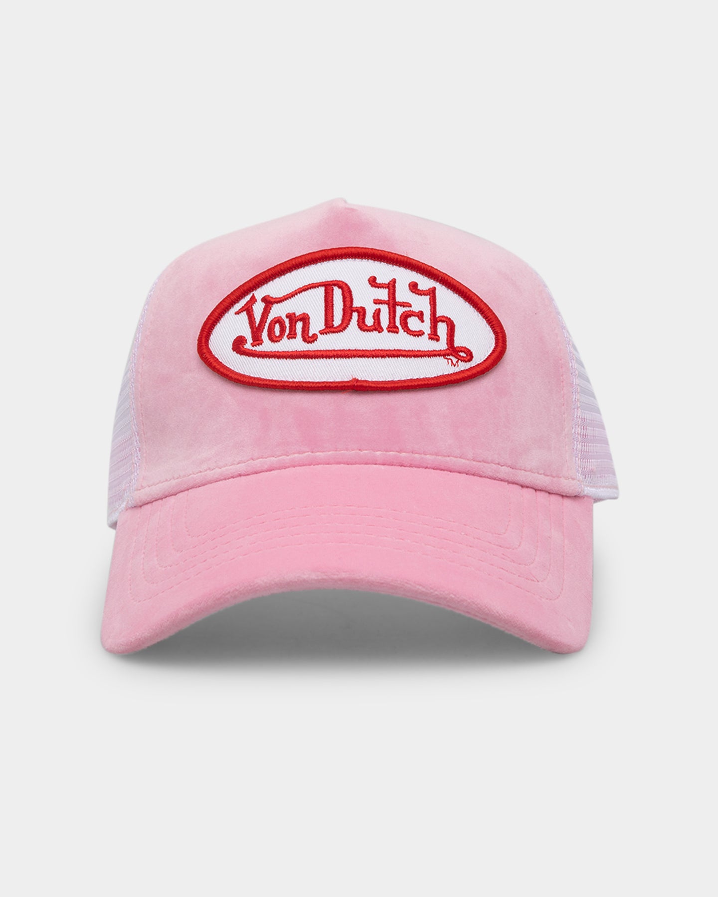 Von Dutch Pink Crush Velvet Trucker Pink Velvet | Culture Kings NZ