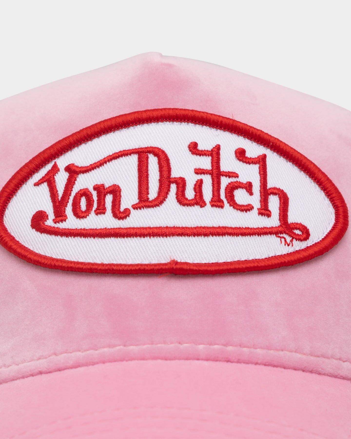 Von Dutch Pink Crush Velvet Trucker Pink Velvet | Culture Kings NZ