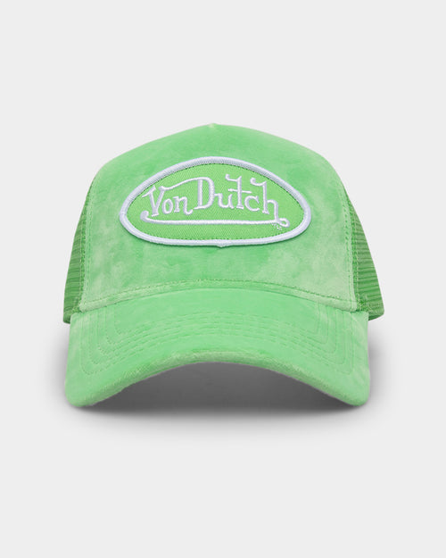 Von Dutch Lime Velvet Trucker Lime Velvet