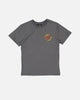 Santa Cruz Kids' Ossuary Dot T-Shirt Charcoal