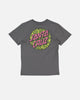 Santa Cruz Kids' Ossuary Dot T-Shirt Charcoal