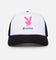 Playboy Bunny Gothic Trucker Cap White/Black