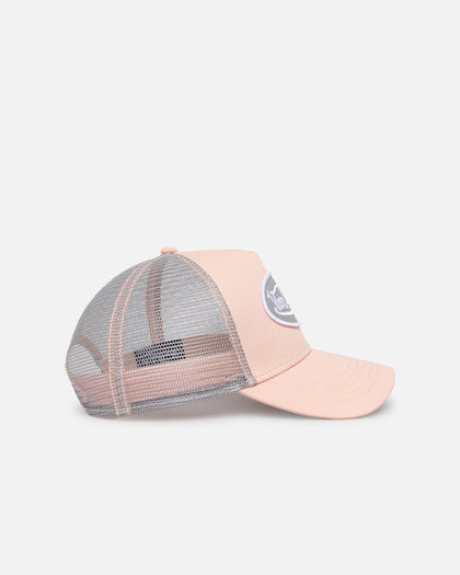Von Dutch Coral And Grey Trucker Snapback Coral