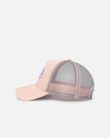 Von Dutch Coral And Grey Trucker Snapback Coral