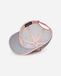 Von Dutch Coral And Grey Trucker Snapback Coral