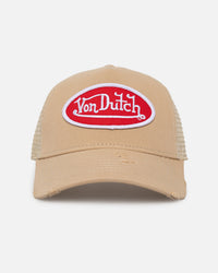 Von Dutch Taupe Trucker Snapback Taupe