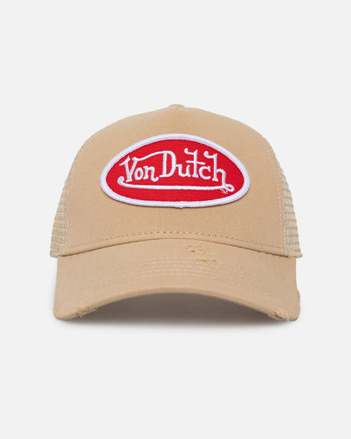 Von Dutch Taupe Trucker Snapback Taupe