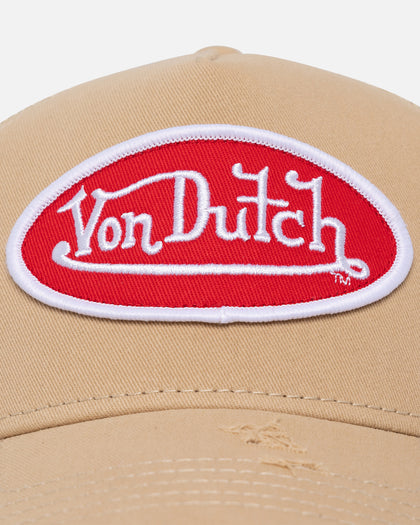 Von Dutch Taupe Trucker Snapback Taupe