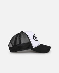 Von Dutch Unisex Trucker Snapback Hat Black/White
