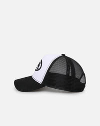 Von Dutch Unisex Trucker Snapback Hat Black/White