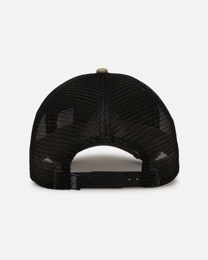 Von Dutch Washed Twill Trucker Hat Washed Khaki