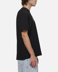 Carre Illusion T-Shirt Solid Black