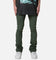 MNML X491 Convertible Skinny Denim Jeans Olive