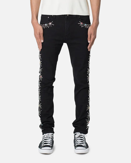MNML X620 Studded Skinny Denim Jean Black