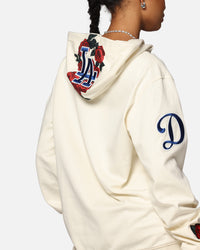 Pro Standard Los Angeles Dodgers Roses Pullover Hoodie Eggshell
