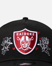 New Era Las Vegas Raiders 'Valentines Day' 9FORTY A-Frame Snapback Black