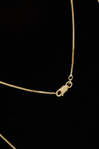 House Of Auric Micro Box Chain 18k Gold Vermeil