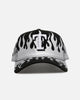 New Era Texas Rangers 'Metallic Flames' 9FORTY A-Frame Snapback Black/Silver