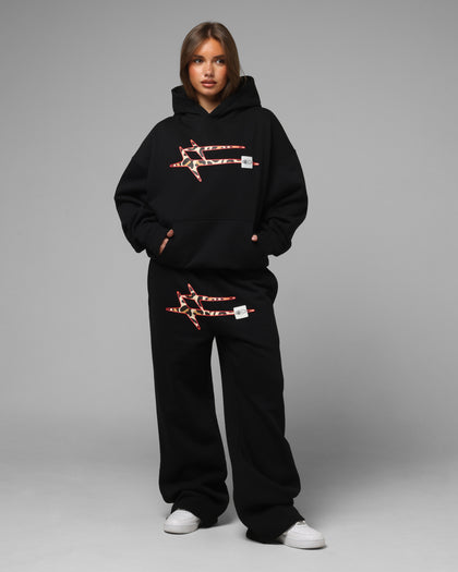 Loiter Hybrid Sweatpants Black/Leopard