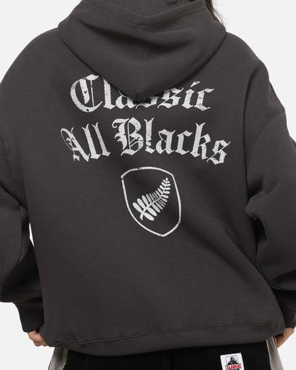 Mitchell & Ness Classic All Blacks Box Hoodie Washed Black