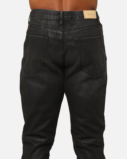 MNML Bootcut Waxed Jeans Black