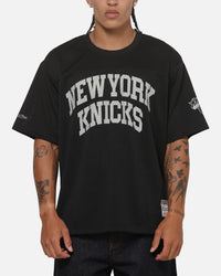Mitchell & Ness New York Knicks Open Mesh T-Shirt Black
