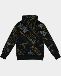 Jordan Kids' Holiday Shine Air Pullover Hoodie Black