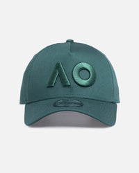 New Era Australian Open '26 9FORTY A-Frame Snapback Dark Green