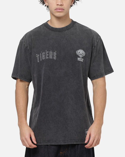 Bleacher Athletic Wests Tigers NRL Attrition Washed T-Shirt Black