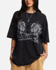 Loiter Draco Born T-Shirt Black Acidwash