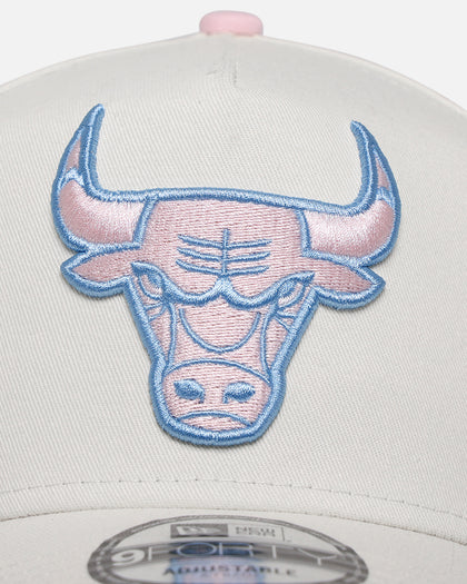 New Era Chicago Bulls 'Easter Pastel' 9FORTY A-Frame Snapback Chrome White